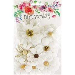 AussieSuperStore Art & Craft Essentials White Symphony Flowers (in 6 colors) Symphony Flowers | Artificial Craft Flower Party Decoration 9323823196271 BLOS17023